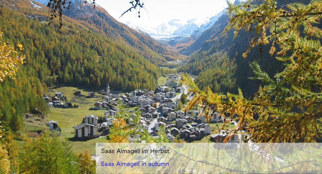 Hotel Restaurant Mattmarkblick Saas-Almagell ภายนอก รูปภาพ