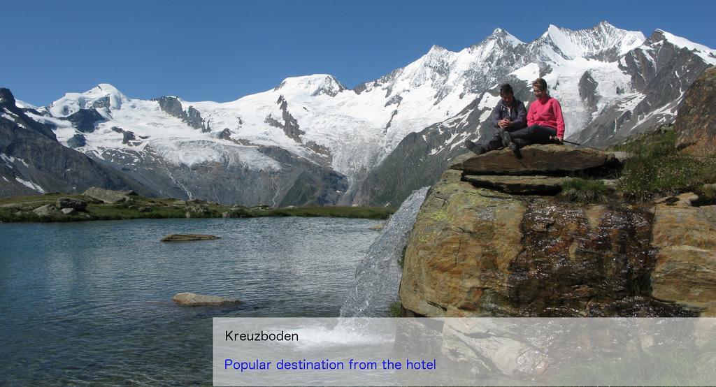 Hotel Restaurant Mattmarkblick Saas-Almagell ภายนอก รูปภาพ