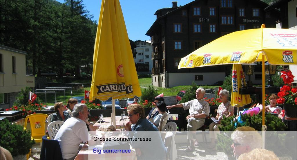 Hotel Restaurant Mattmarkblick Saas-Almagell ภายนอก รูปภาพ
